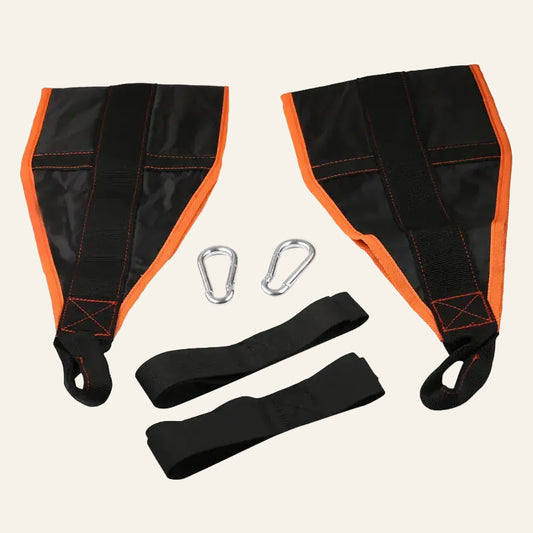 Fitness Hanging Ab Straps for Pull-Up Leg Raises (Pair)